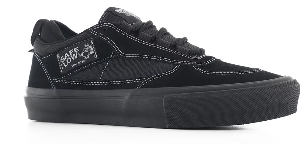靴 VANS SKATE SAFE LOW BLACK/BLACK 26.0 Vans Skate Safe Low - Black/Black | Source BMX - US