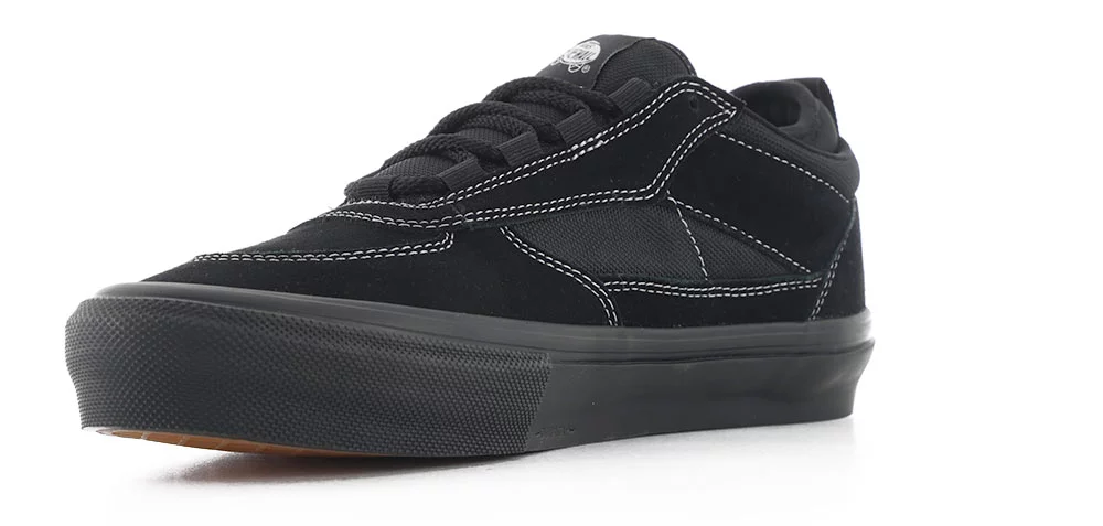 靴 VANS SKATE SAFE LOW BLACK/BLACK 26.0 Vans Skate Safe Low Shoes - black/black | Tactics