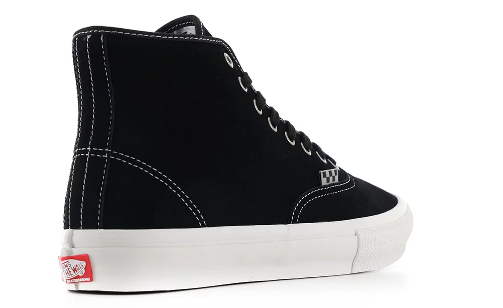 Vans Skate Authentic High Shoes - black suede | Tactics