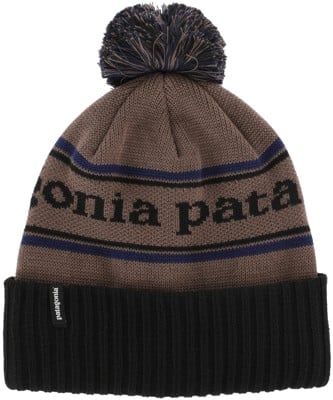 Patagonia Powder Town Beanie - park stripe: marlow brown - view large