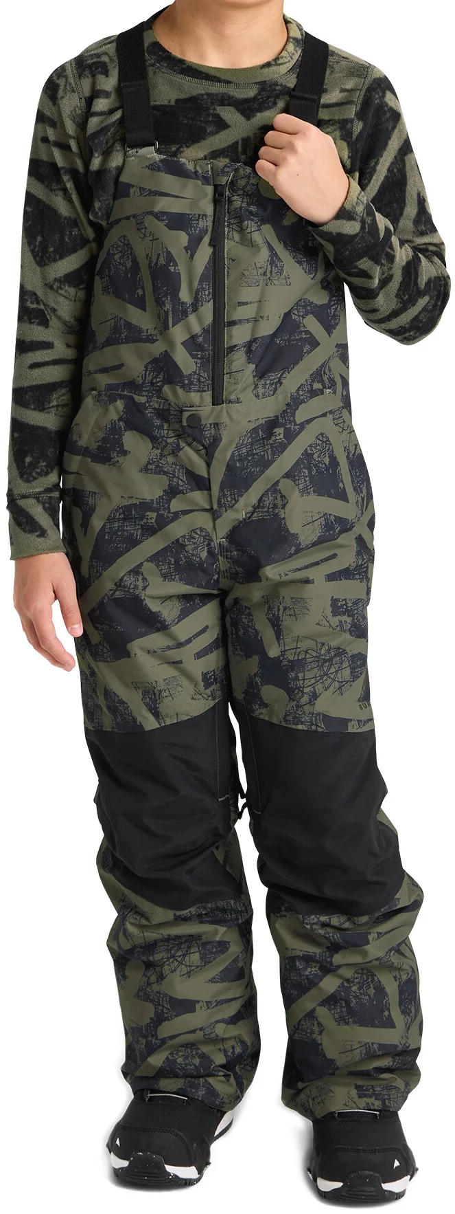 Burton Kids Skylar 2L Bib Pants - forest city streets | Tactics