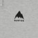 Burton Mountain Pullover Hoodie - gray heather - front detail
