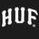 HUF Arch Hoodie - black - front detail