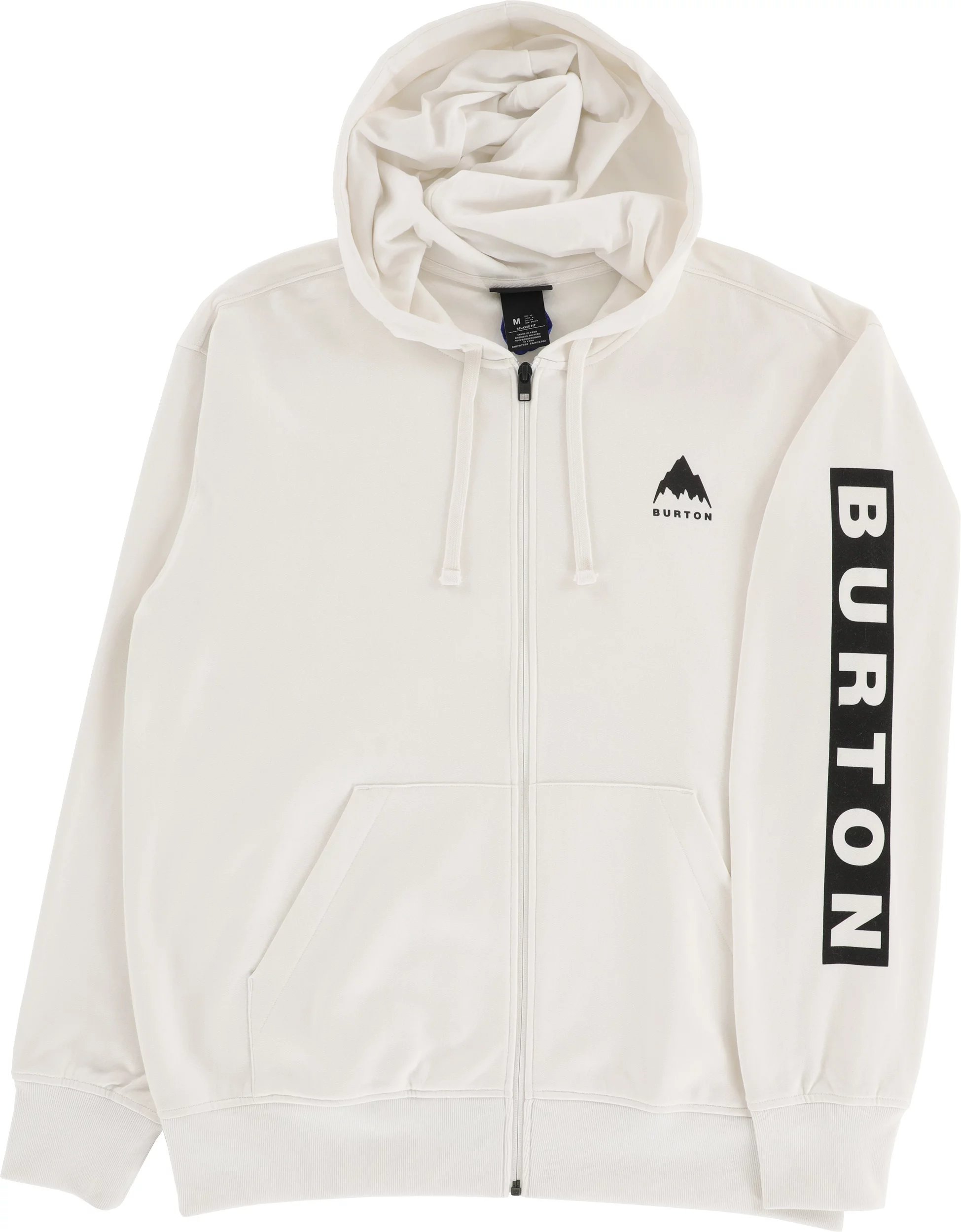 Burton Elite Full Zip Hoodie - stout white | Tactics