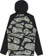 Burton Crown Weatherproof Fleece Hoodie - graffiti camo/true black - reverse