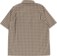 HUF Stretch Micro Plaid S/S Shirt - clay - reverse