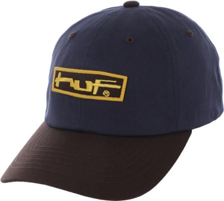 HUF Stretch Logo Strapback Hat - navy - view large