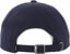 HUF Stretch Logo Strapback Hat - navy - reverse