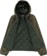 Patagonia Women's Diamond Quilt Bomber Hoody Jacket - basin green - open