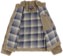 Patagonia Women's Cord Fjord Coat Jacket - seabird grey - open