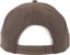 Santa Cruz Minimal Burnt Opus Snapback Hat - walnut - reverse