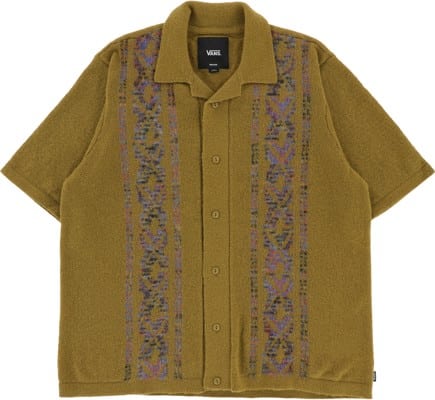 Vans Wheeler Sweater Polo S/S Shirt - burnt gold - view large
