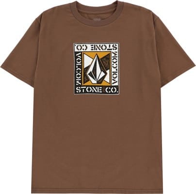 Volcom Angle Iron T-Shirt - brown stone - view large