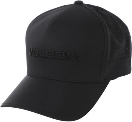 Volcom Vent Delta Snapback Hat - black - view large