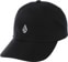Volcom Full Stone Adj Strapback Hat - black
