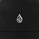 Volcom Full Stone Adj Strapback Hat - black - front detail