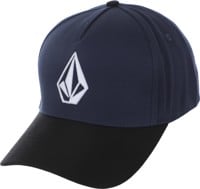 Volcom Embossed Stoned Snapback Hat - cosmic blue