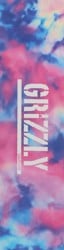 Grizzly Dye Tryin Skateboard Grip Tape - pink/blue