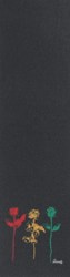 Grizzly Growing Irie Graphic Skateboard Grip Tape - black