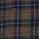 Volcom Caden Plaid Flannel Shirt - navy/brown - front detail