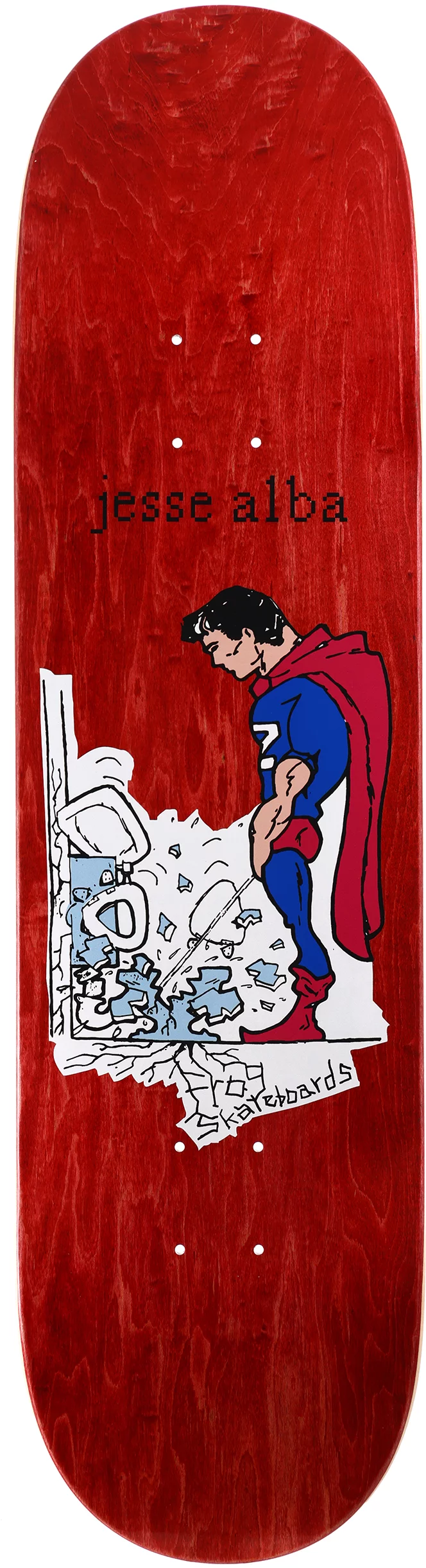 Frog Alba Powerful Stream 8.5 Skateboard Deck - red | Tactics