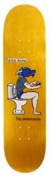 Frog Frankie Decker Locked In 8.25 Skateboard Deck - yellow