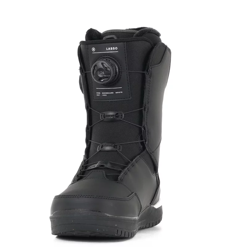 【新品！】RIDE LASSO SNOWBOARD BOOTS 2024 2024 Ride Lasso Men's Snowboard Boots — All-Mountain Comfort