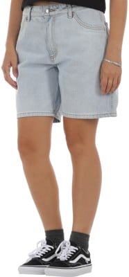 RVCA Women's Crawfrord long II Shorts - ash blue - view large