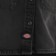 Dickies Women's Denim Top - black wash - detail