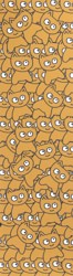 Meow Sticker Pile Skateboard Grip Tape