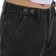 Vans Women's Curbside Pants - black - front detail