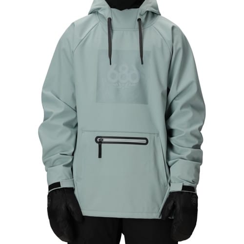686 WATERPROOF HOODY スノボウェア rhino-grey M 686 Waterproof Hoodie - rhino grey | Tactics
