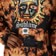 686 Waterproof Hoodie - (sublime) orange tie dye - front detail