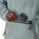 686 Waterproof Hoodie - dusty marine - front detail