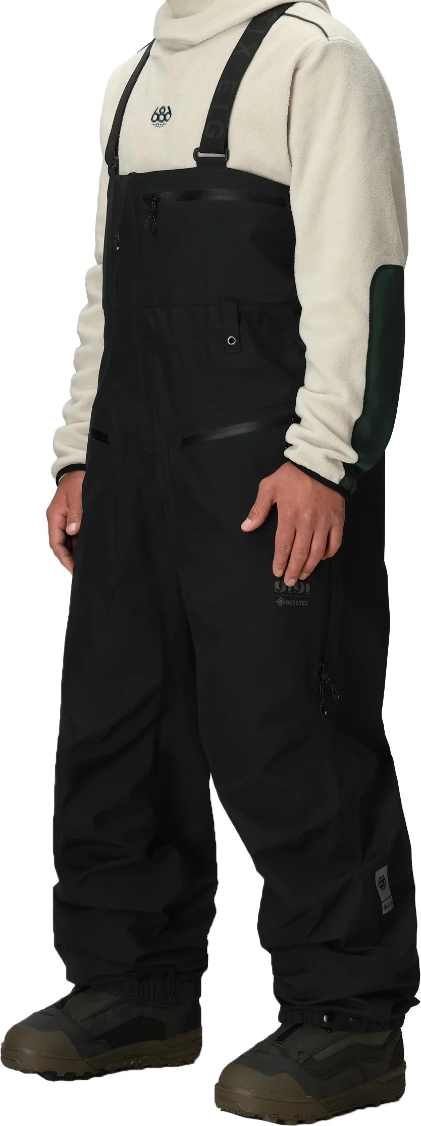 スノーボード 686 MEN'S GORE-TEX 3L ATV BIB Black 686 Men's GORE-TEX 3L ATV Bib – 686.com