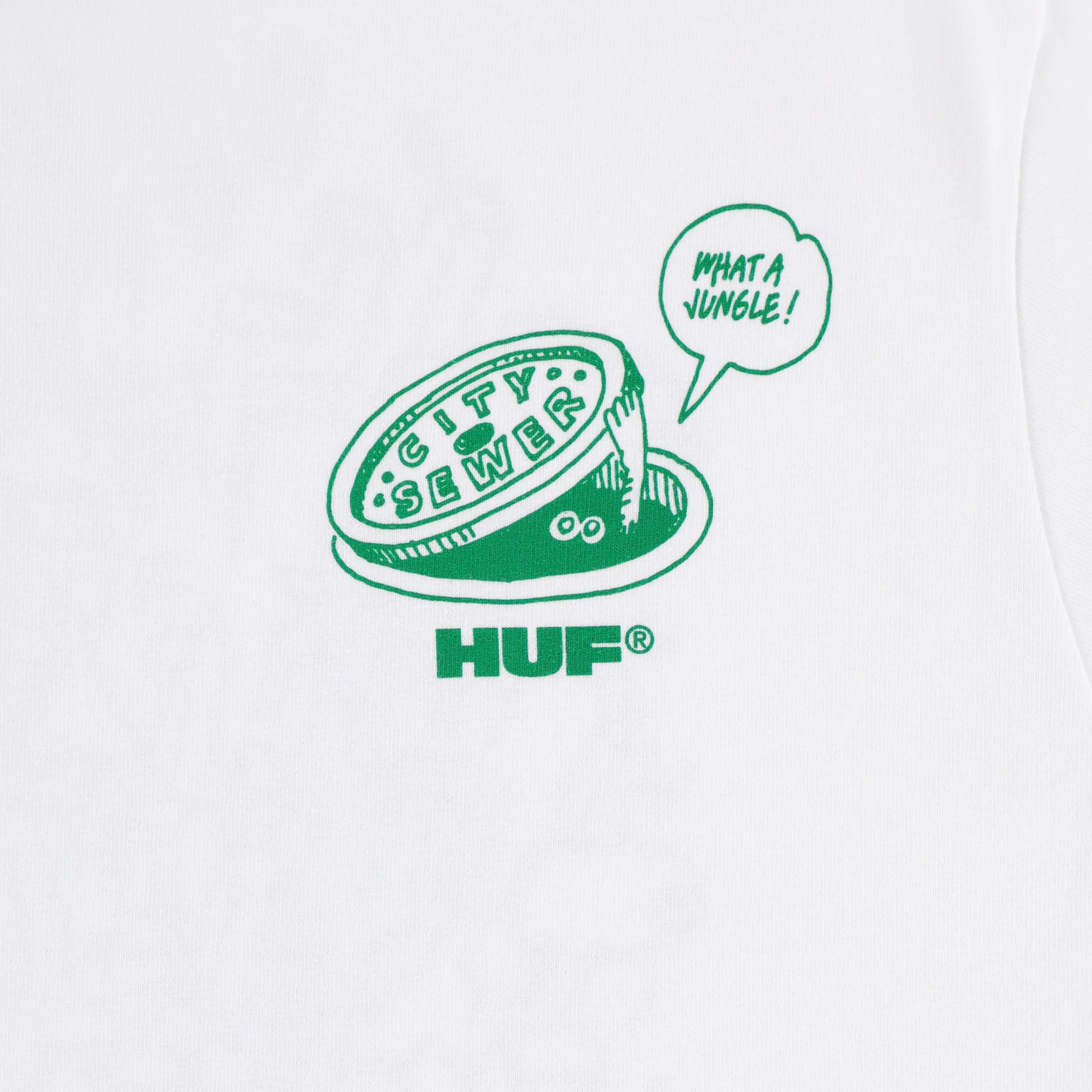HUF What A Jungle T-Shirt - white | Tactics