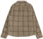 686 Sierra Fleece Flannel Shirt - sage black plaid - reverse