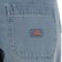 Dickies Women's Double Knee Jeans - light denim - reverse detail