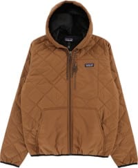 Diamond Quilt Bomber Hoody Jacket