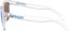 Oakley Frogskins Range Sunglasses - crystal clear/prizm sapphire lens - side