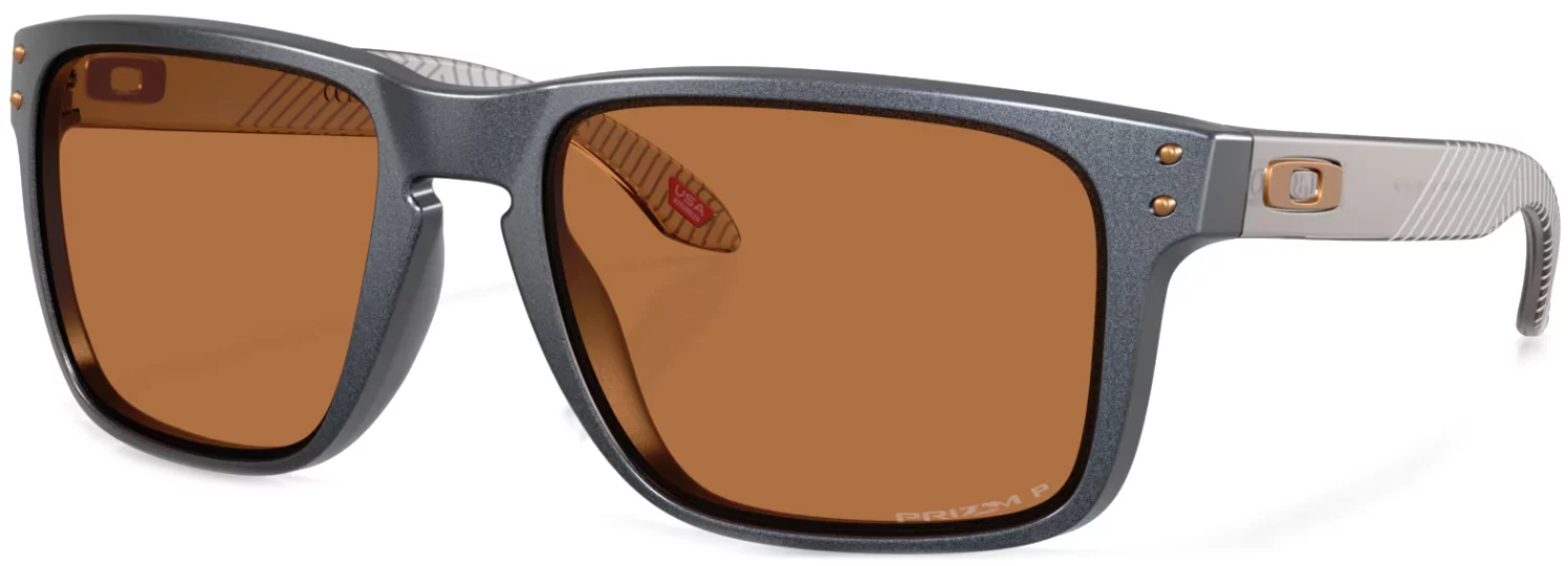 Oakley Holbrook XL Polarized Sunglasses - blue steel forge/prizm