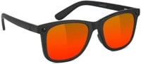 Glassy Mikemo Premium Polarized Sunglasses - blackout/red mirror polarized lens