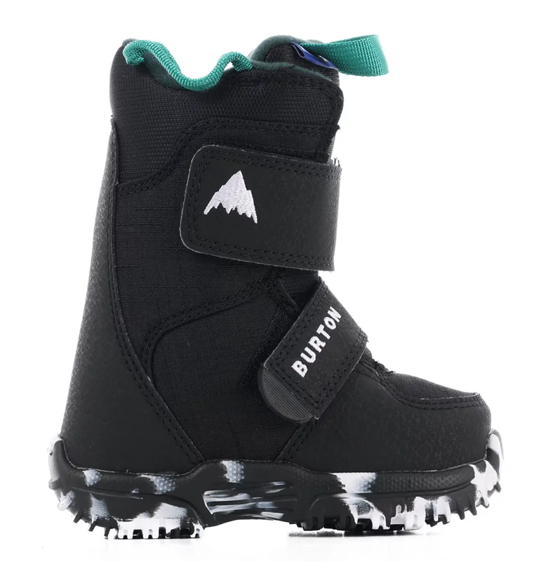 スノーボード BURTON MINI GROM 10C KIDS BLACK Burton Kids Mini Grom Snowboard Boots 2026 - black | Tactics
