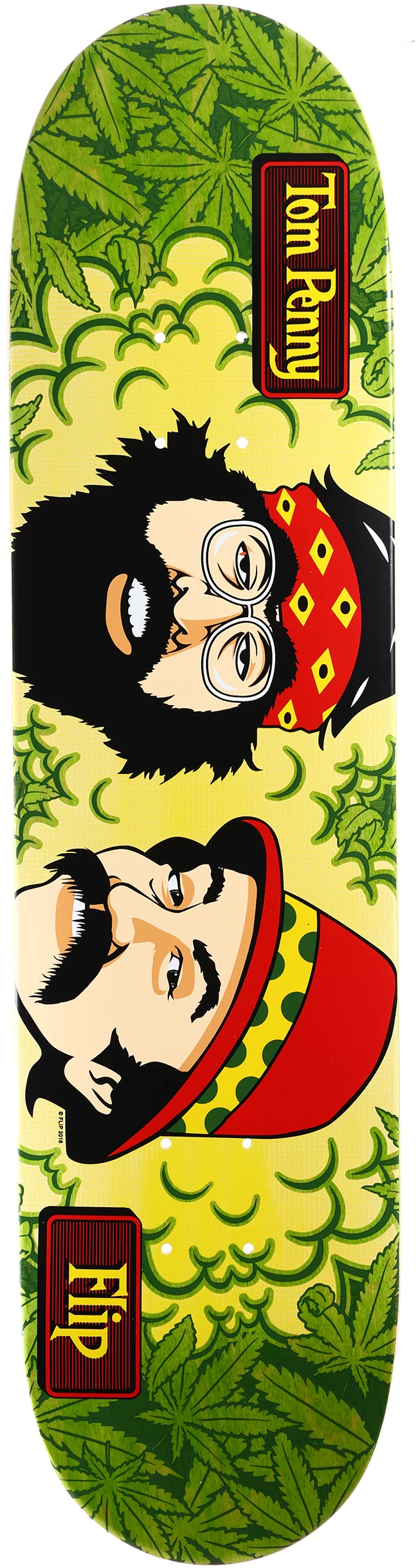 Flip Penny Tom's Friends 7.75 Skateboard Deck - sweet leaf | Tactics