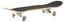 Flip Transparent 7.25 Mini Complete Skateboard - angle