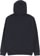 Krooked Koffin Zip Hoodie - navy - reverse