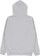 Anti-Hero Pigeon Intelligence Hoodie - grey heather/black - reverse
