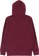 Spitfire Bighead Fill Hoodie - maroon/red-black-white - reverse