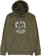Spitfire Chrome Bighead Hoodie - army