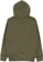 Spitfire Chrome Bighead Hoodie - army - reverse